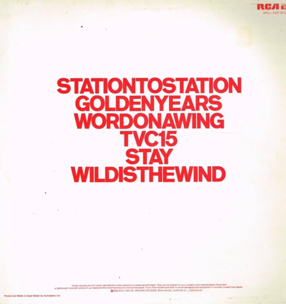 Виниловая пластинка David Bowie - Station to Station (LP) 50th Anniversary