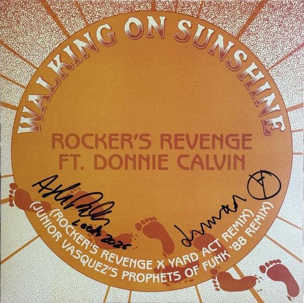 Виниловая пластинка Rocker's Revenge feat. Donnie Calvin - Walking On Sunshine (Yard Act Remix / Junior Vasquez Remix)