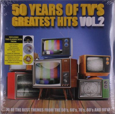 Виниловая пластинка Various Artists - 50 Years Of Tv'S Greatest Hits Vol. 2 (Colour Vinyl) (Rsd 2023)