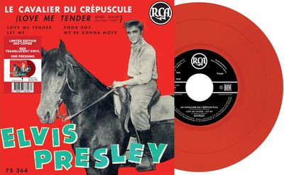Виниловая пластинка Elvis Presley - Ep Étranger N°11 - Le Cavalier Du Crépuscule Red Vinyl