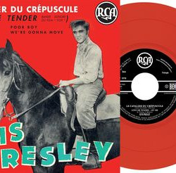 Виниловая пластинка Elvis Presley - Ep Étranger N°11 - Le Cavalier Du Crépuscule Red Vinyl