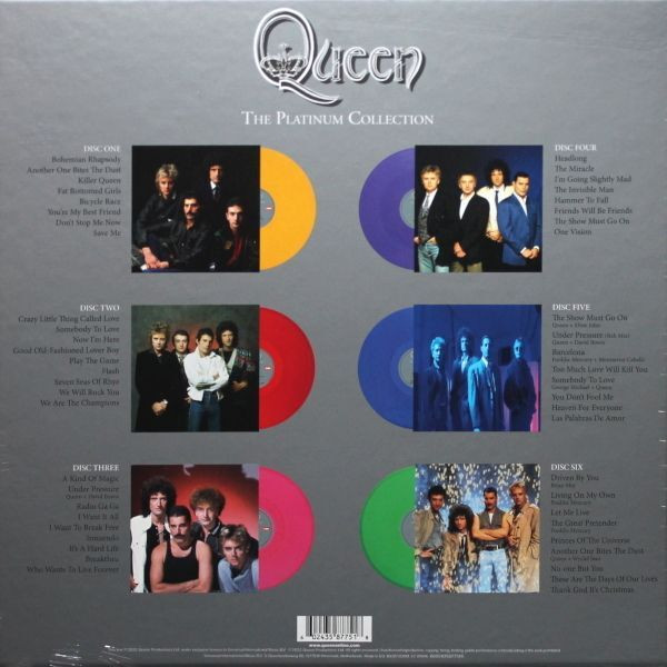 Виниловая пластинка Queen - Platinum Collection (col6LP)