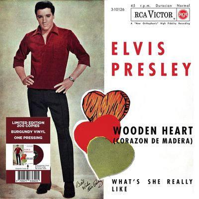 Виниловая пластинка Elvis Presley - Ep Étranger N°10 - Wooden Heart (Spain) Burgundy Vinyl