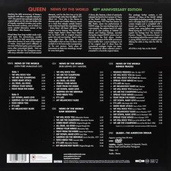 Виниловая пластинка Queen - News Of The World 40th Anniversary (LP, 3CD, DVD)
