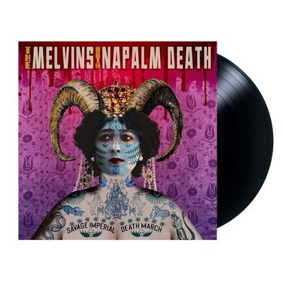 Виниловая пластинка Melvins With Napalm Death - Savage Imperial Death March