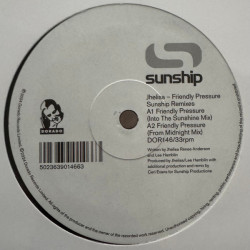 Виниловая пластинка Jhelisa &amp; Sunship - Friendly Pressure (Sunship Remixes)