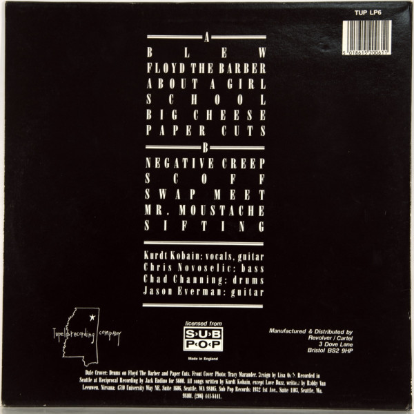 Виниловая пластинка Nirvana - Bleach (LP)