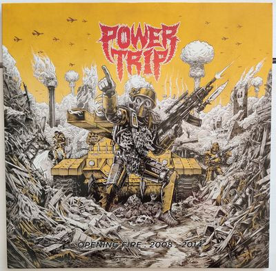 Виниловая пластинка Power Trip - Opening Fire: 2008-2014 (Mustard Yellow Vinyl)