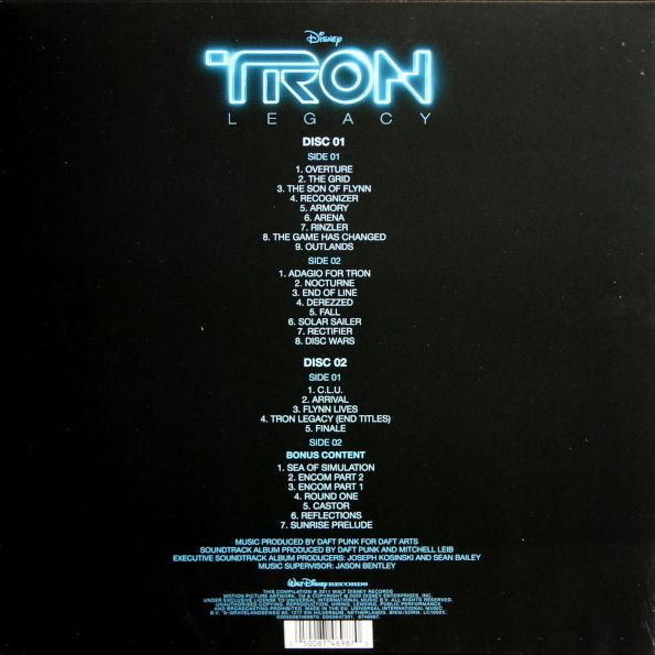 Виниловая пластинка Daft Punk - TRON: Legacy (2LP)