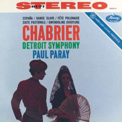 Виниловая пластинка Detroit Symphony Orchestra Paul Paray - The Music Of Chabrier