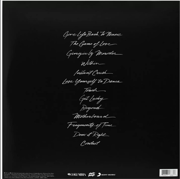 Виниловая пластинка Daft Punk - Random Access Memories (2LP)