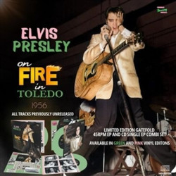Виниловая пластинка Elvis Presley - On Fire In Toledo - 1956 (Green Vinyl + Cd)