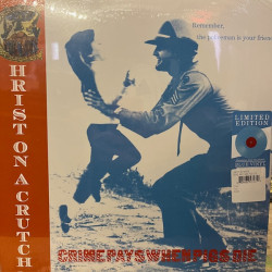 Виниловая пластинка Christ On A Crutch - Crime Pays When PIgs Die [BLUE]