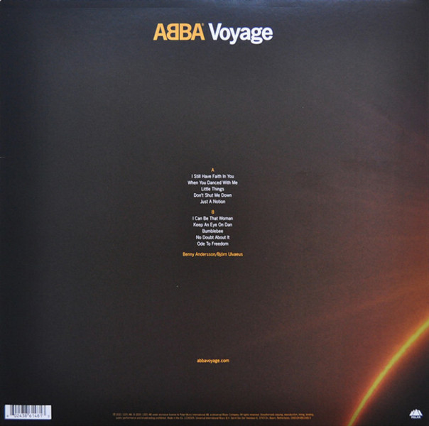 Виниловая пластинка Abba - Voyage (LP) Picture Disc