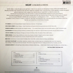 Виниловая пластинка MGMT - Congratulations (2LP)