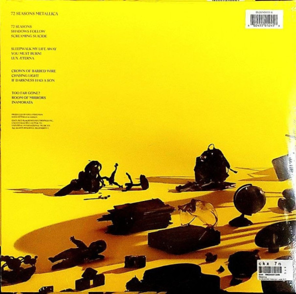 Виниловая пластинка Metallica - 72 Seasons (2LP) Желтый винил