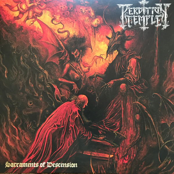 Виниловая пластинка Perdition Temple - Sacraments Of Descension (Neon Orange With Blacl/Brown Splatter)