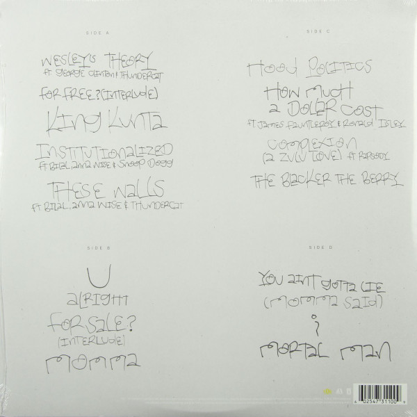 Виниловая пластинка Kendrick Lamar - To Pimp A Butterfly (2LP)