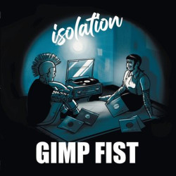 Виниловая пластинка Gimp Fist - Isolation (Transparent Blue W/ White Splashes)
