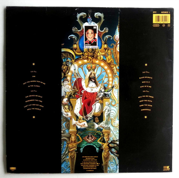 Виниловая пластинка Michael Jackson - Dangerous (2LP) винил с картинкой