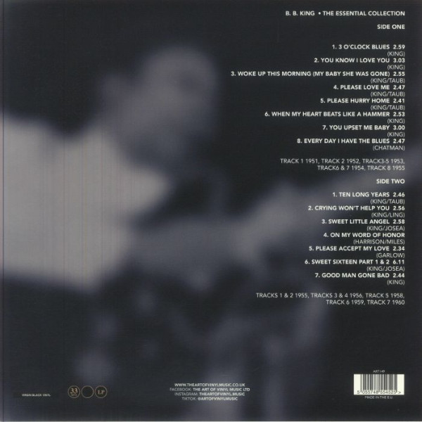 Виниловая пластинка B.B. King - The Essential Collection (LP)
