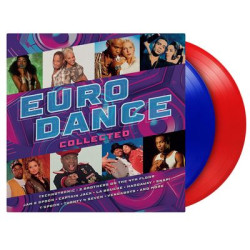 Виниловая пластинка Various Artists - Eurodance Collected (2LP Blue &amp; Red Coloured)