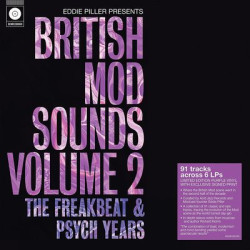 Виниловая пластинка Eddie Piller Presents - British Mod Sounds of The 1960s Volume 2: The Freakbeat &amp; Psych Years (140g Purple vinyl)