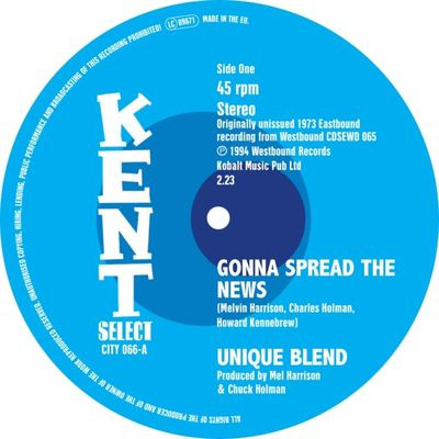 Виниловая пластинка Unique Blend - Gonna Spread The News