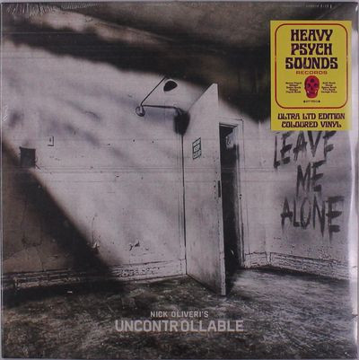 Виниловая пластинка Nick Oliveri'S Uncontrollable - Leave Me Alone (Transparent W/ Blue/Orange Splatter Vinyl)