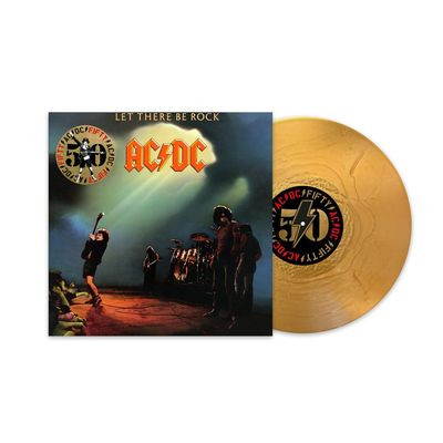 Виниловая пластинка AC/DC - Let There Be Rock (1LP/Gold/50th)
