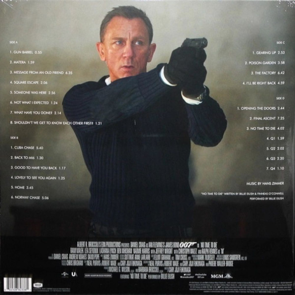 Виниловая пластинка Hans Zimmer - Bond 007: No Time To Die (2LP)
