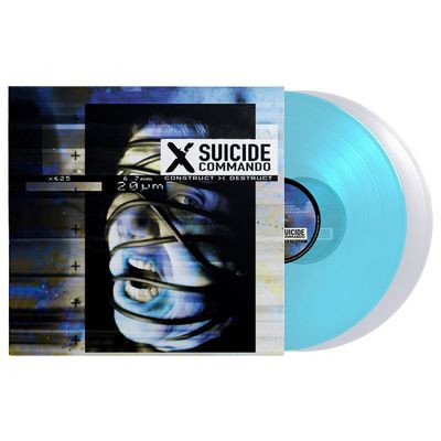Виниловая пластинка Suicide Commando - Construct-Destruct (Limited Curacao/Crystal Clear Vinyl 2Lp)