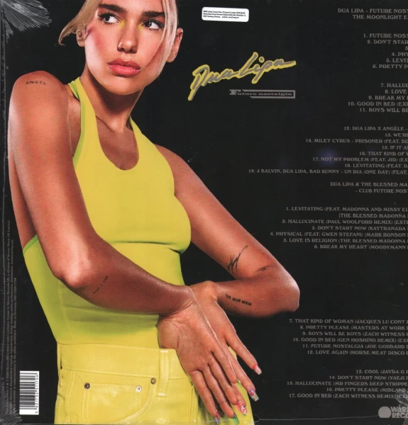 Виниловая пластинка Dua Lipa - Future Nostalgia 5th Anniversary (3LP) Clear&Yellow Splatter