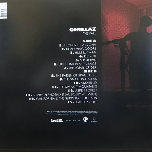 Виниловая пластинка Gorillaz - The Fall (LP)