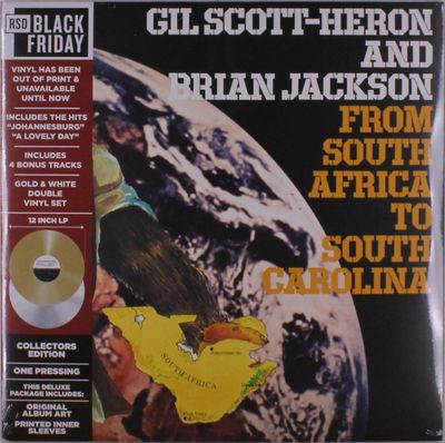 Виниловая пластинка Gil Scott Heron & Brian Jackson - From South Africa To South Carolina - Black Friday 2024 (Gold/White Vinyl 2Lp)