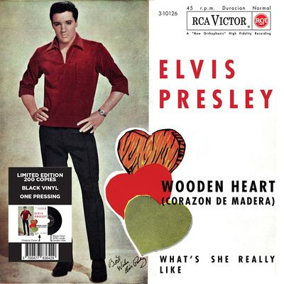 Виниловая пластинка Elvis Presley - Ep Étranger N°10 - Wooden Heart (Spain) Black Vinyl