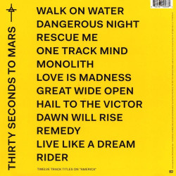 Виниловая пластинка Thirty Seconds To Mars - America (LP) белый винил