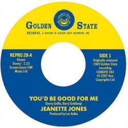 Виниловая пластинка Jeanette Jones - You’D Be Good For Me C/W Cut Loose
