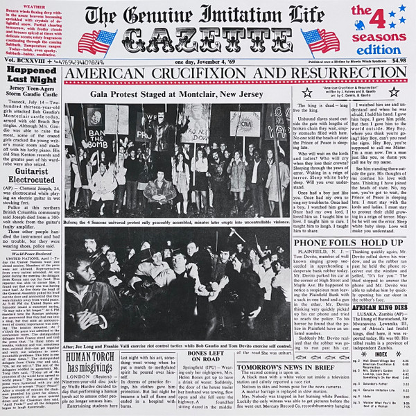 Виниловая пластинка Frankie Valli & The Four Seaso - The Genuine Imitation Life Gaz