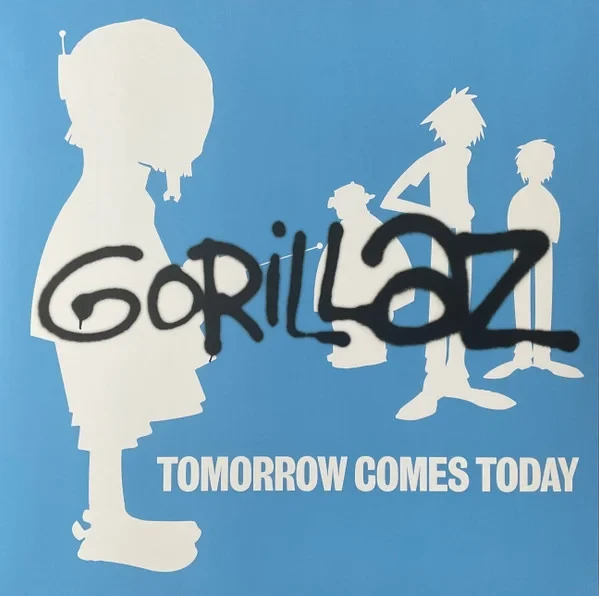 Виниловая пластинка Gorillaz - Tomorrow Comes Today (LP) White&Blue