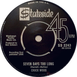 Виниловая пластинка Chuck Wood - The Casualeers-Seven Days Too Long / Dance, D