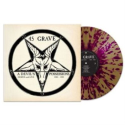 Виниловая пластинка 45 Grave - A Devil's Possessions - Demos &amp; Live 1980-1983 [GOLD/PURPLE SPLATTER]