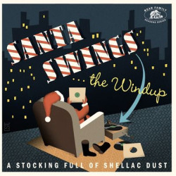 Виниловая пластинка Various - Santa Swings.. The Windup- A stocking Full of Shellac Dust ( Limited Red Vinyl with Postcard)