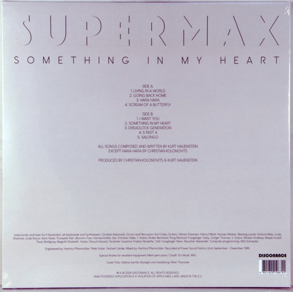 Виниловая пластинка Supermax - Something In My Heart (LP)
