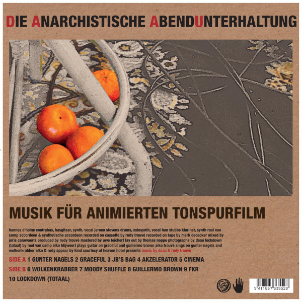 Виниловая пластинка Die Anarchistische Abendunterhaltung (Daau) + Rudy - Musik Für Animierten Tonspurfilm