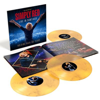Виниловая пластинка Simply Red - Holding Back The Years: Live In Santiago (3LP Coloured)