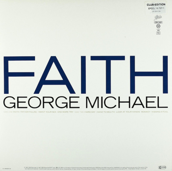 Виниловая пластинка George Michael - Faith (2LP)