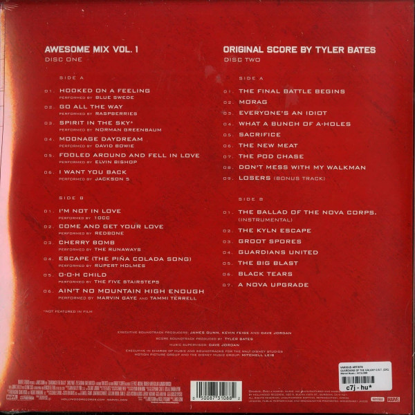 Виниловая пластинка OST / Various Artists - Guardians Of The Galaxy (2LP) deluxe