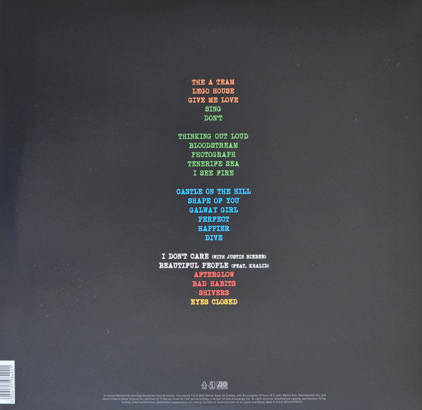 Виниловая пластинка Ed Sheeran - Tour Collection (2LP) Blue