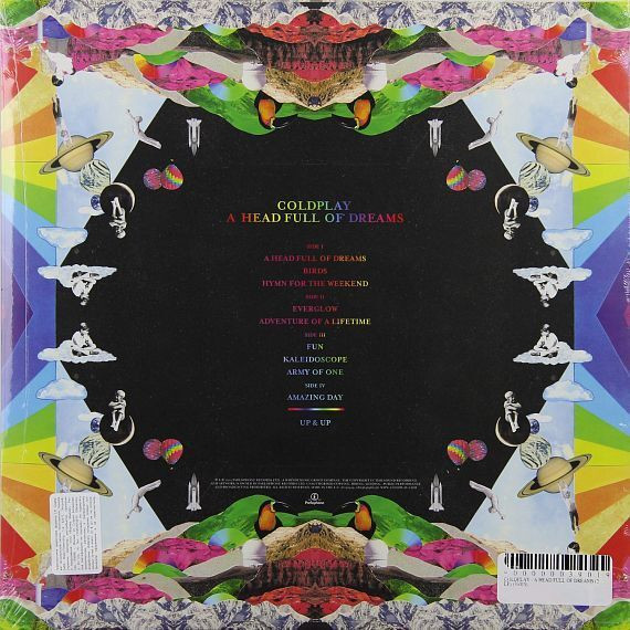 Виниловая пластинка Coldplay - A Head Full Of Dreams (LP) цветной винил